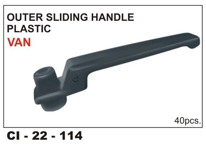 SLIDING OUTER HANDLE VAN