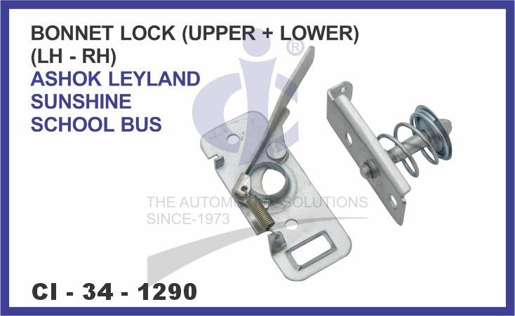 BONNET LOCK (UPPER+LOWER) (LH - RH) ASHOK LEYLAND SUNSHINE SCHOOL BUS