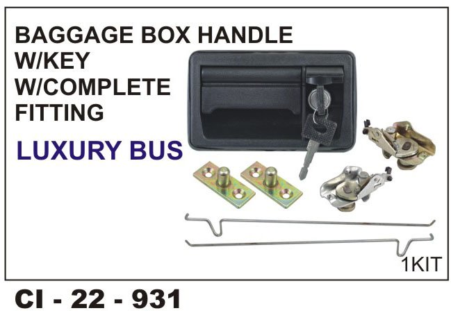 BAGGAGE BOX COMPLETE KIT BUS