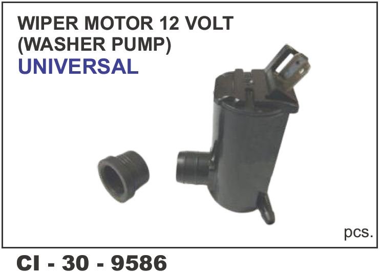 WIPER MOTOR (WASHER PUMP) UNIVERSAL 12 VOLT