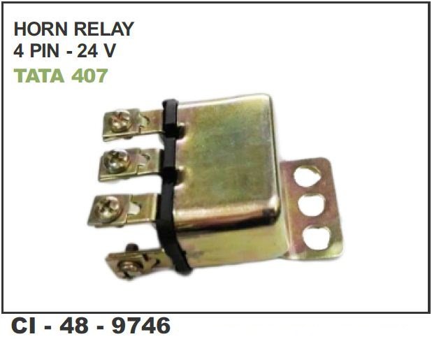 HORNS RELAY 4 PIN 24 VOLT TATA 