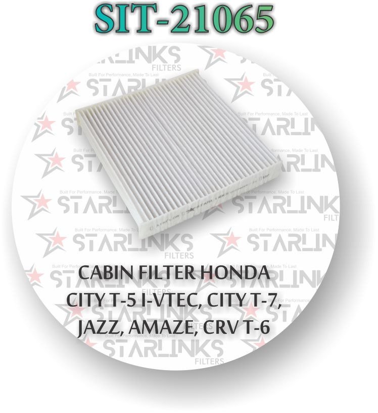 CABIN FILTER SUITABLE FOR HONDA CITY TYPE-5 I-VTEC, CITY TYPE7, JAZZ,  AMAZE CRV T-6