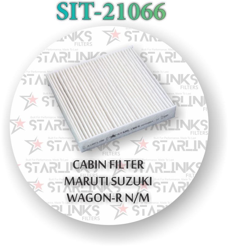 CABIN FILTER SUITABLE FOR MARUTI SUZUKI WAGON-R N/M 2020