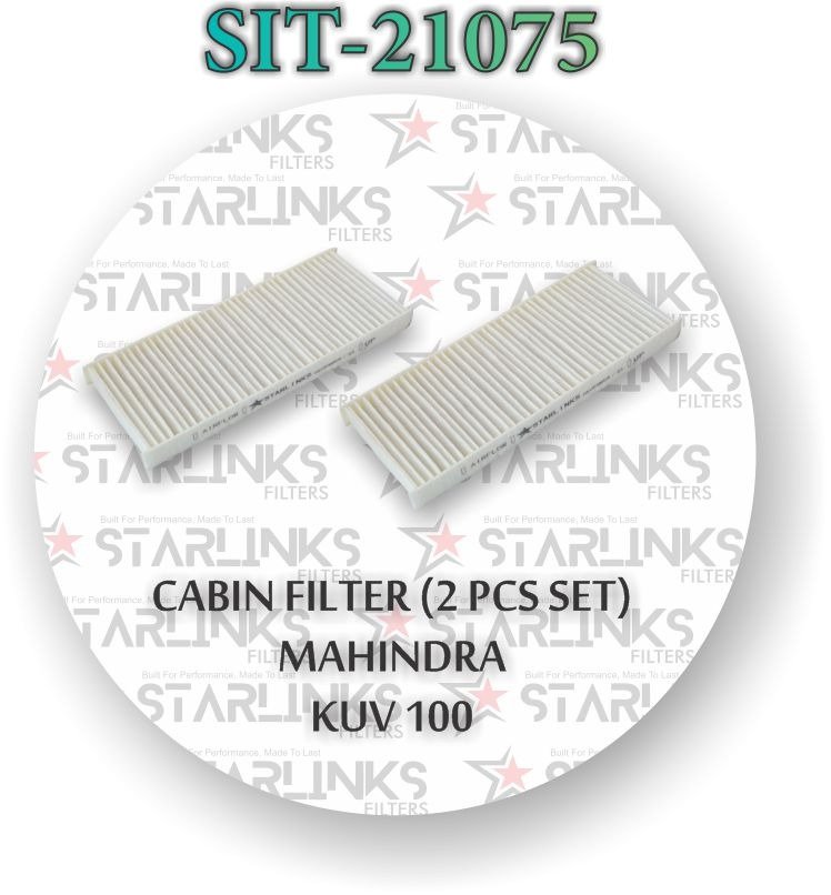 CABIN FILTER SUITABLE FOR MAHINDRA KUV 100 (SET OF 2 PCS)