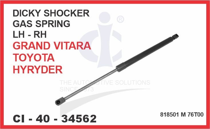 DICKY SHOCKER ( GAS SPRING) SUZUKI GRAND VITARA,TOYOTA HYRIDER.