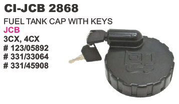 FUEL TANK CAP JCB CRANE W/ KEYS CI-5902