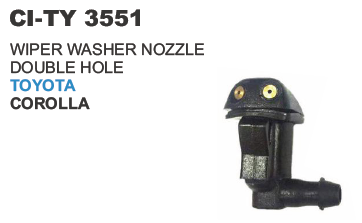 WIPER WASHER NOZZLE DOUBLE HOLE TOYOTA COROLLA