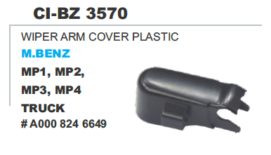 WIPER ARM COVER PLASTIC MP1,MP2,MP3,MP4,TRUCK