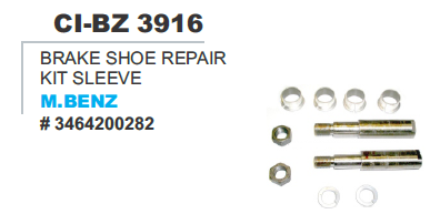 BRAKE SHOE REPAIR KIT SLEEVE M.BENZ