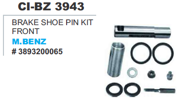 BRAKE SHOE PIN KIT FRT M.BENZ