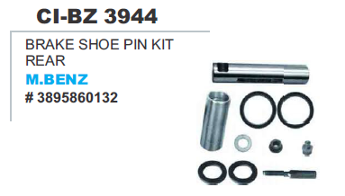 BRAKE SHOE REPAIR KIT M.BENZ