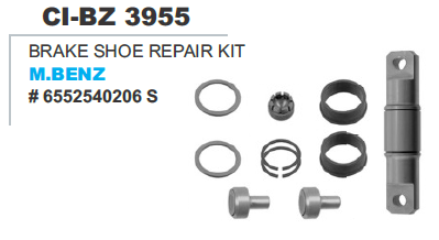 BRAKE SHOE REPAIR KIT M.BENZ