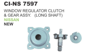 WINDOW REGULATOR CLUTCH & GEAR ASSY. (LONG SHAFT) NISSAN NEW