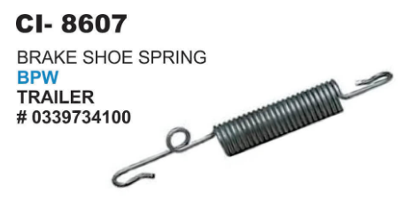 BRAKE SHOE SPRING M BENZ TRAILER